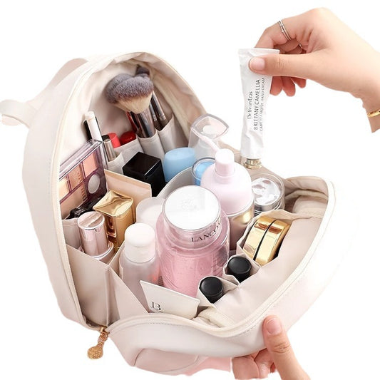 Large Capacity Portable Wash Makeup Brush Cosmetic Bags