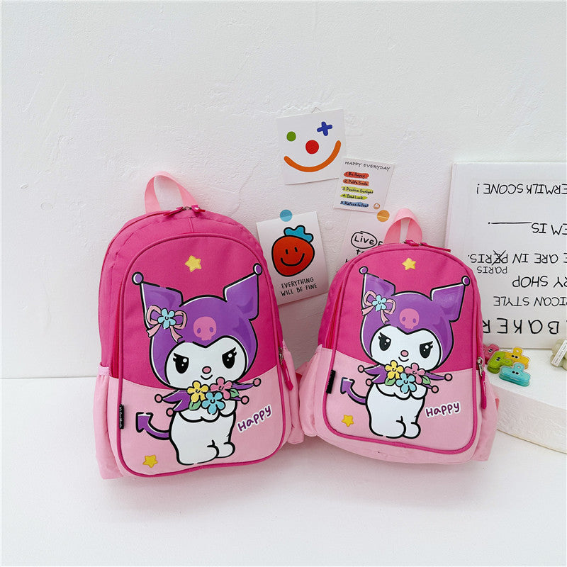 Children's Cartoon Cute Clow Portable Burden Alleviation Kindergarten School Bags