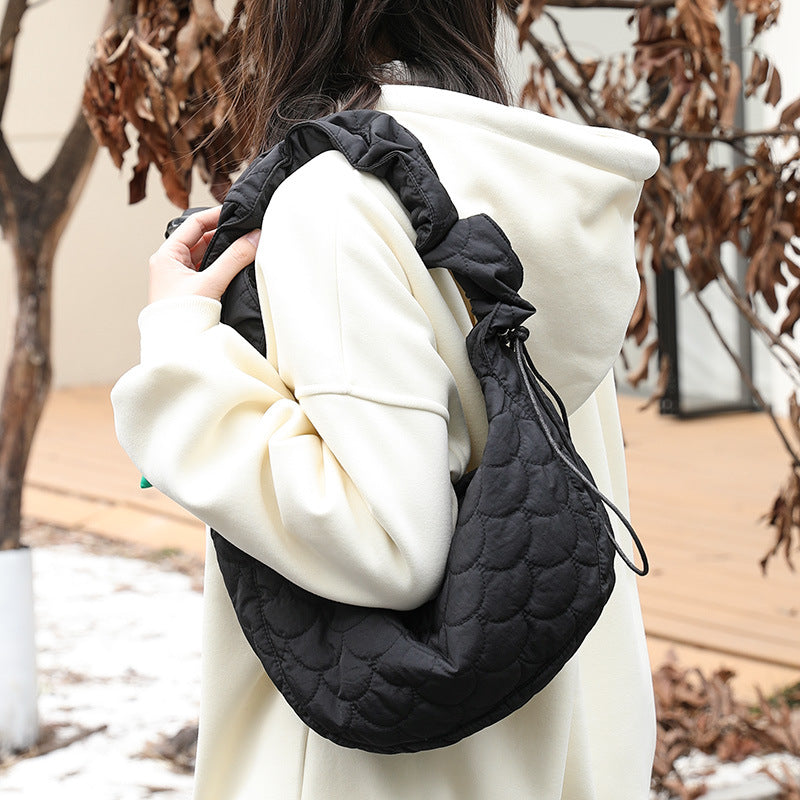 Sacs à bandoulière en fil à broder pour femmes, Style rétro boulette, mode