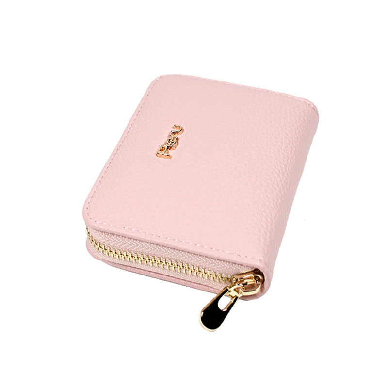 Women's Zipper Short Fashion Multiple Slots Business Coin Purses