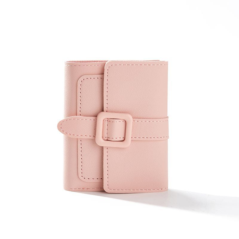 Women's Short Solid Color Spring High Sense Ladies Wallets