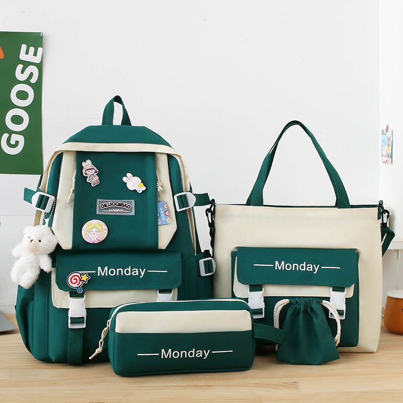 Primary Fresh Grade To Large Capacity Elementary School Students' Schoolbags