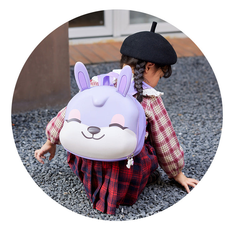 Children's Boys Egg Shell Small Cartoon Bunny Children's Backpacks