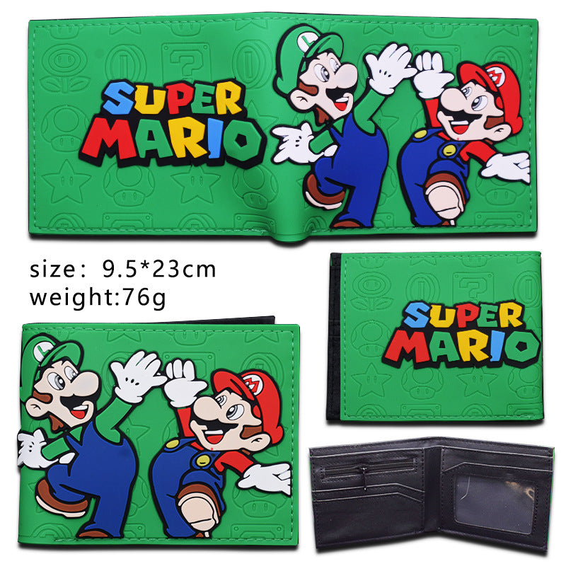 Super Mary Game Anime Peripheral Mario Coin Purses