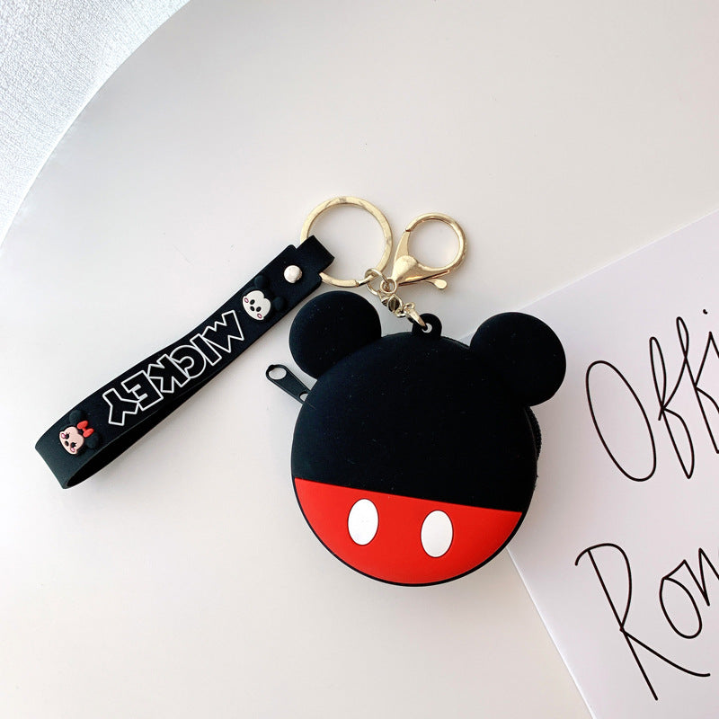 Dessin animé Mickey Minnie Silicone Couple changement porte-monnaie