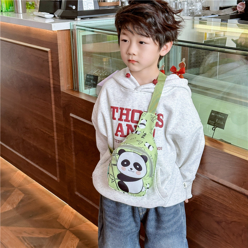 Children's Cute Cartoon Boys Simple Single Change Children's Waist Packs