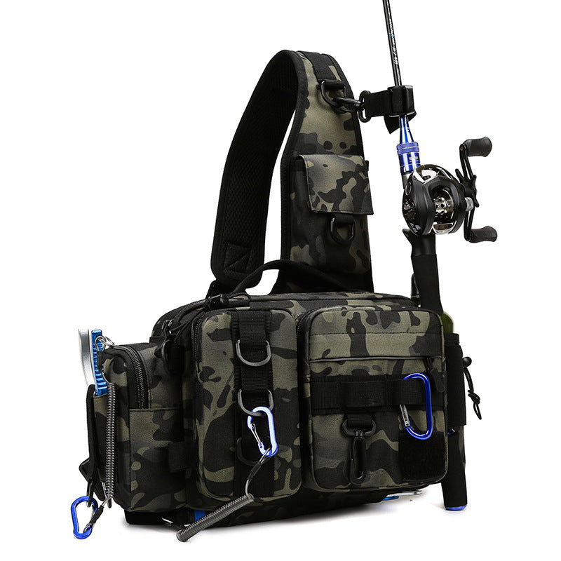 Men's Single Large Pole Fishing Gear Exclusive Sports Backpacks