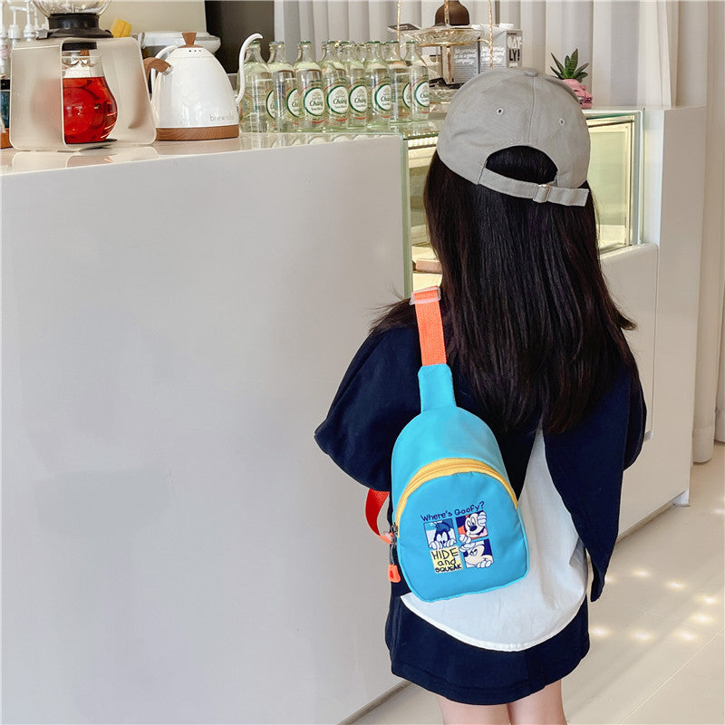 Children's Korean Fashion Boys Going Out Snack Bags