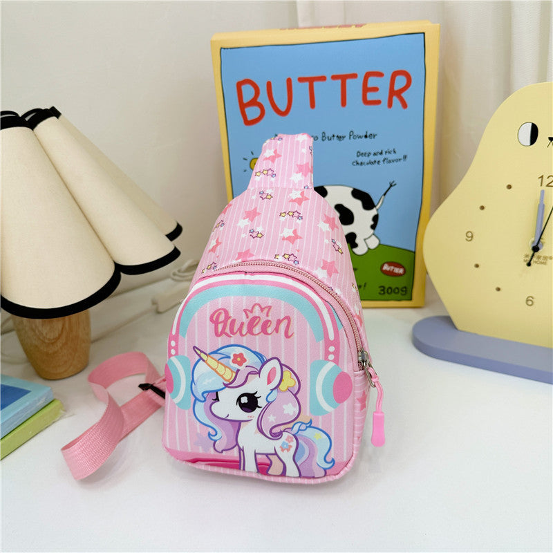 Children's Cartoon Fashion Lightweight Go Out Storage Children's Waist Packs