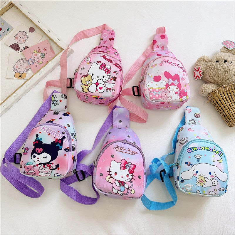 Children's Fashionable Boys Gift Cute Cartoon Clow Children's Waist Packs