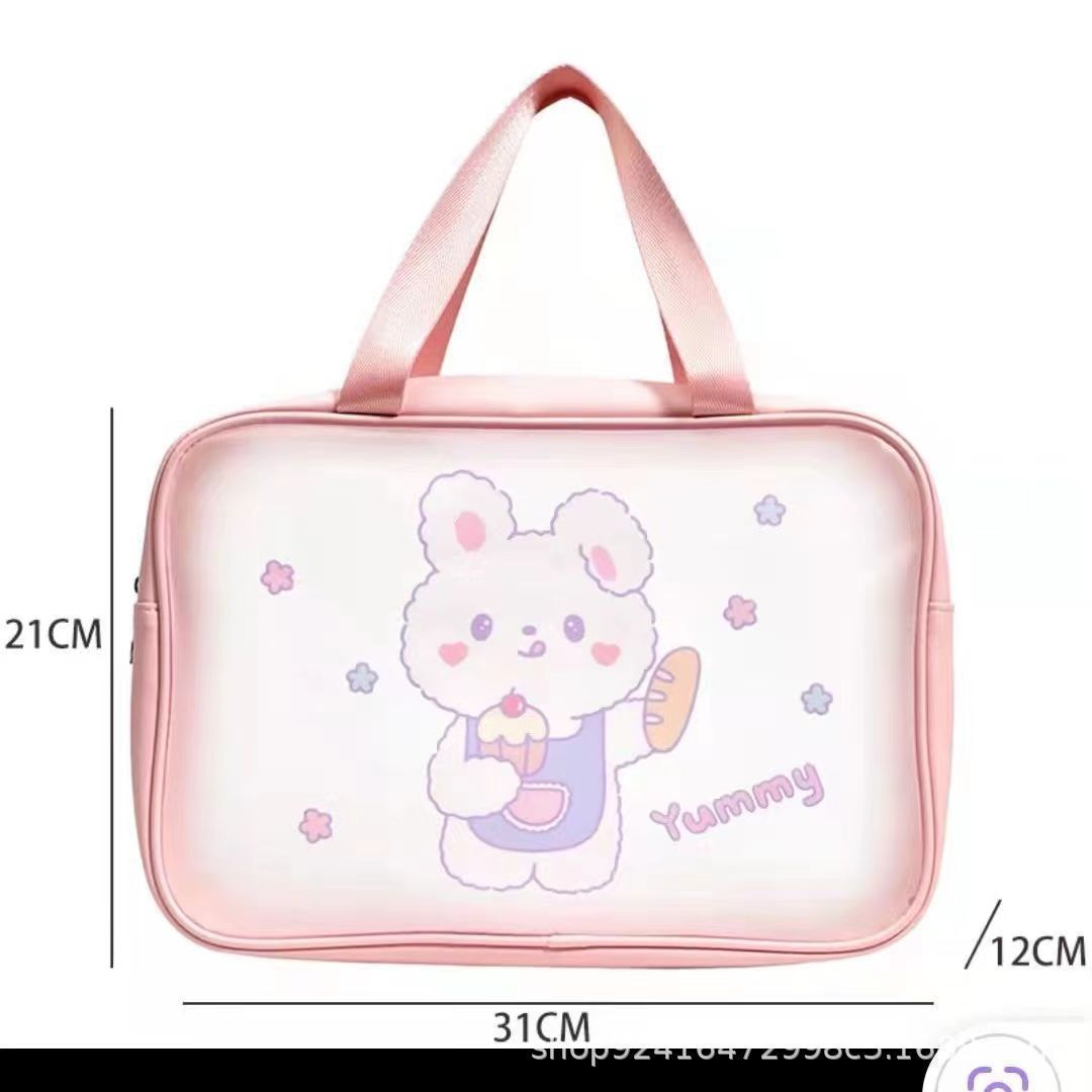 Women's Good-looking Waterproof Cartoon Animation Storage Portable Cosmetic Bags