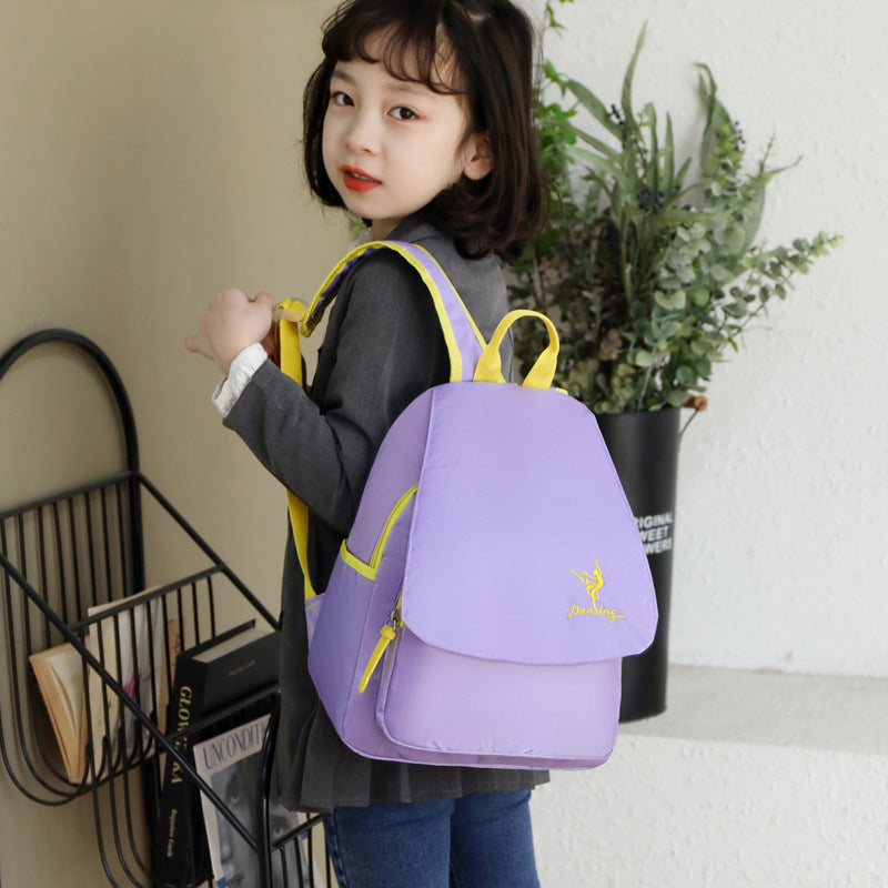 Primary Korean Style Training Class Printed Backpacks