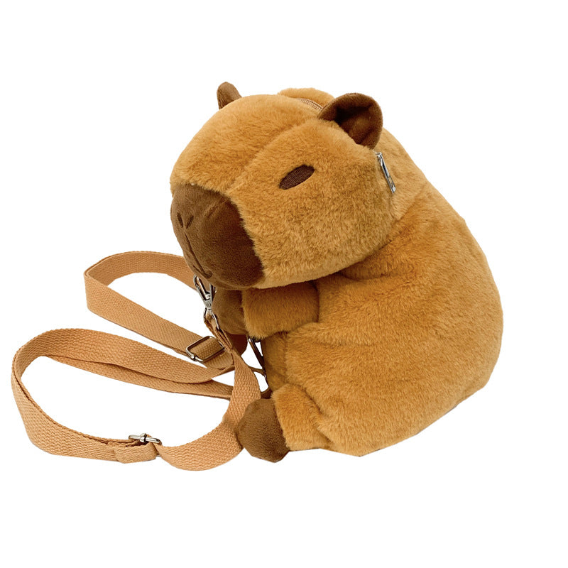 Bear Plush Cute Good-looking Stylish Lightweight Middle School Students' Schoolbags