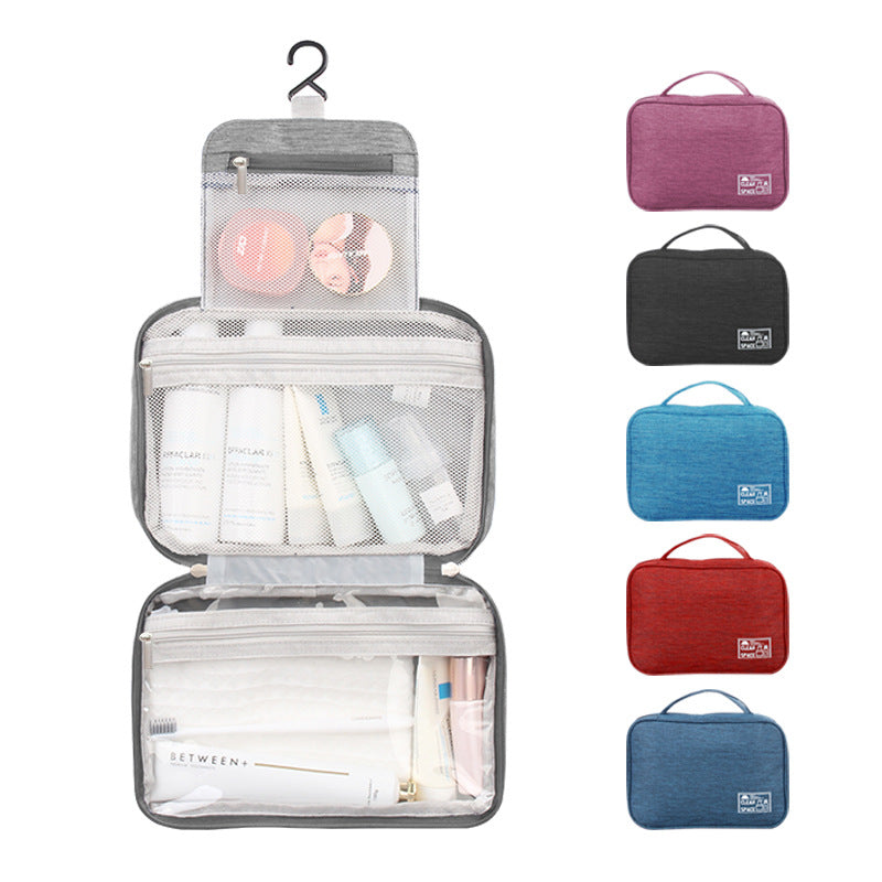 Toiletry Cationic Wet Dry Separation Waterproof Cosmetic Bags