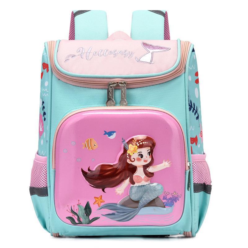 Children's First-class Cartoon Mermaid Astronaut Boys Three-dimensional Kindergarten School Bags