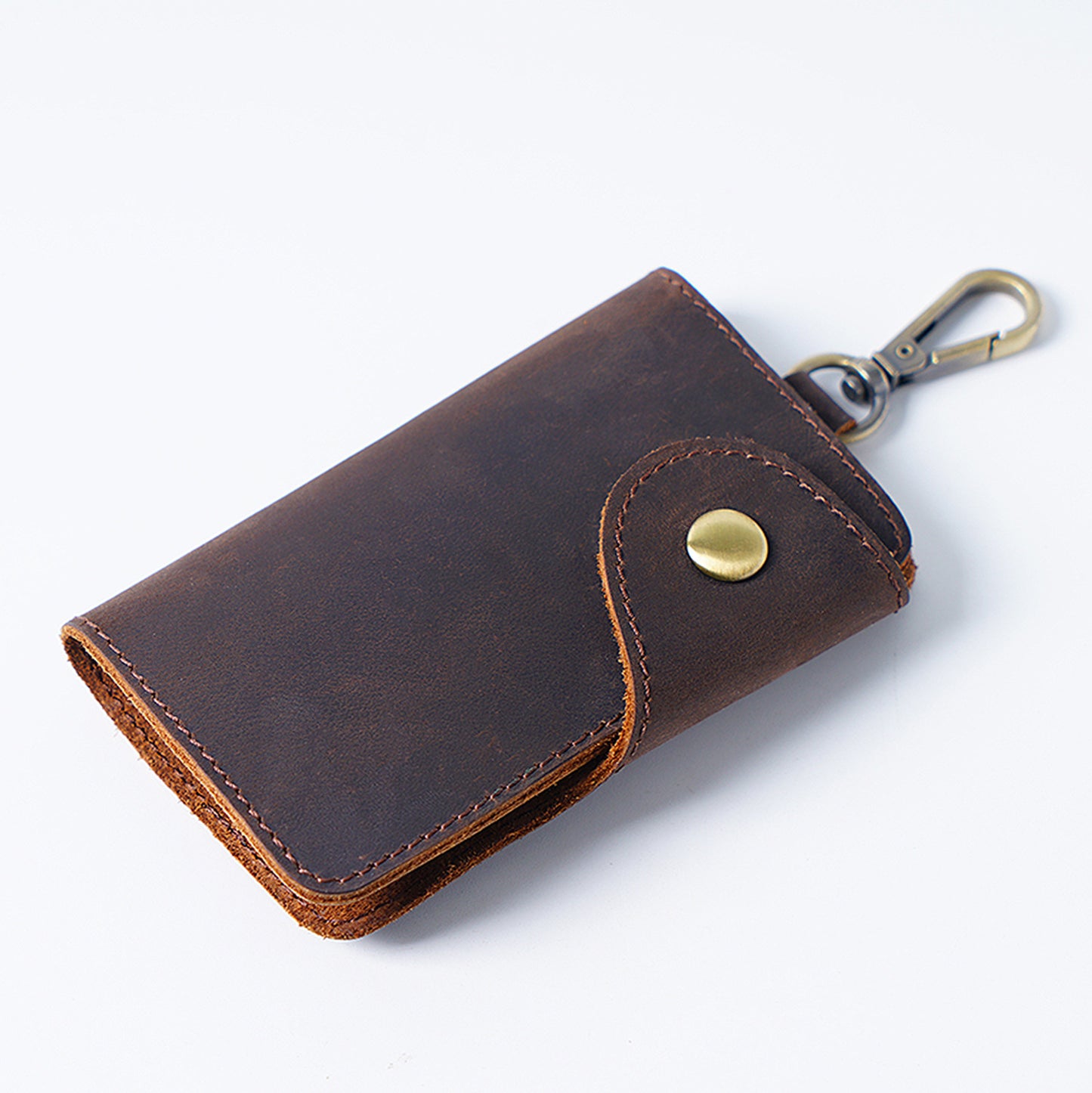 Women's & Men's Cowhide Handmade Creative Genuine Leather Car Key Bags