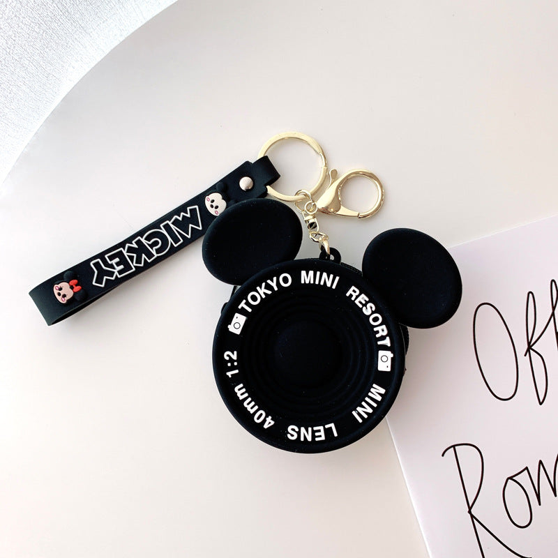 Dessin animé Mickey Minnie Silicone Couple changement porte-monnaie