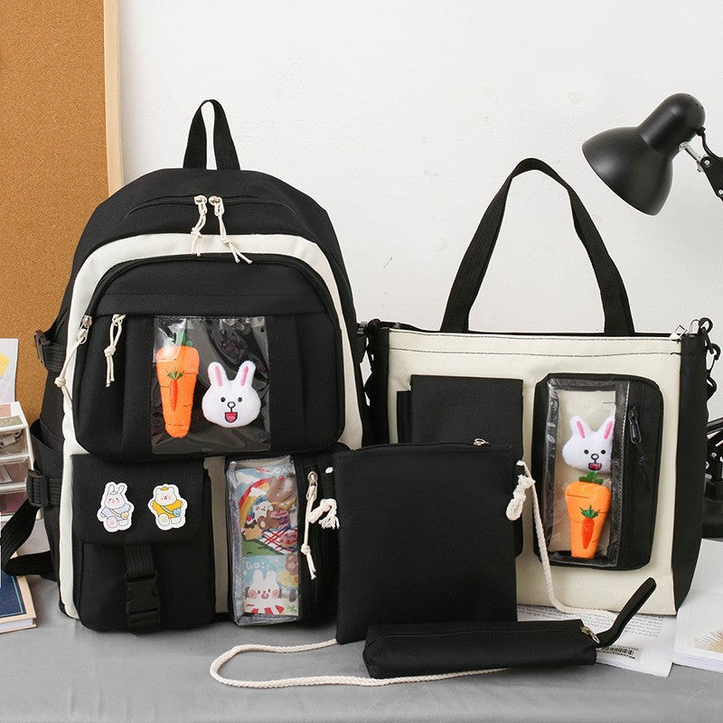 Cute Summer Three To Five Six Elementary School Students' Schoolbags