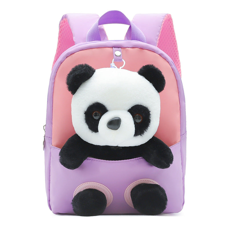 Children's Cartoon Cute Panda Doll Lightweight Children's Backpacks