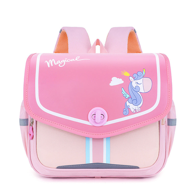 Children's Boys Cute Portable Burden Alleviation Primary Elementary School Students' Schoolbags