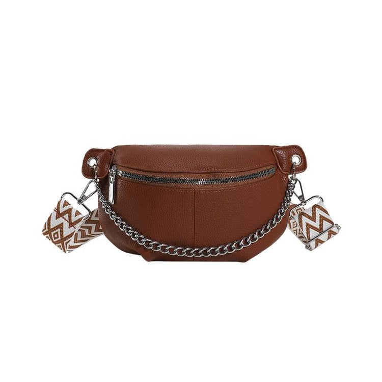 Women's Super Hot Chain Textured Korean Style Waist Packs