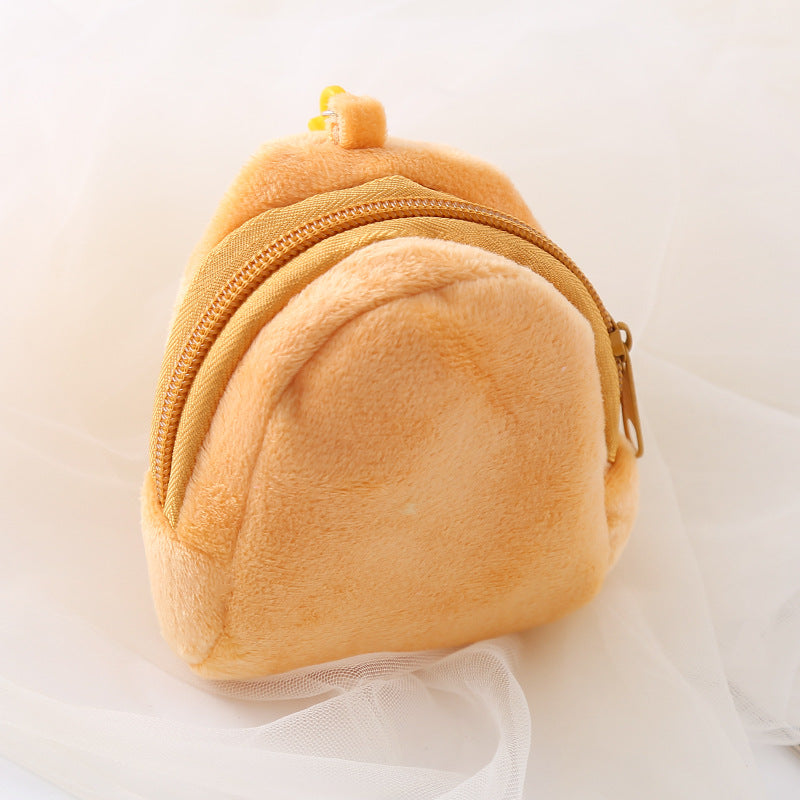 Candy Color Plush Small Solid Simple Coin Purses