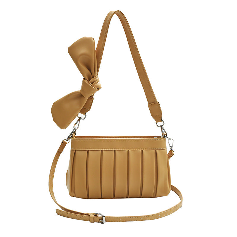 Women's Spring Striped Bow Fashion Exquisite Versatile Crossbody Bags