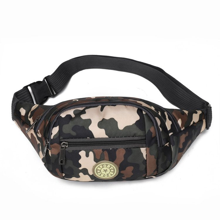 Women's & Men's & Fashion Camouflage Large Capacity Mobile Waist Packs