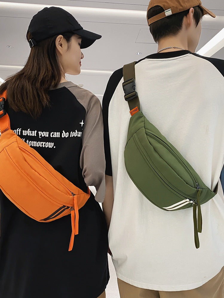 Petits sacs banane de course en toile pour femmes, hommes et mode