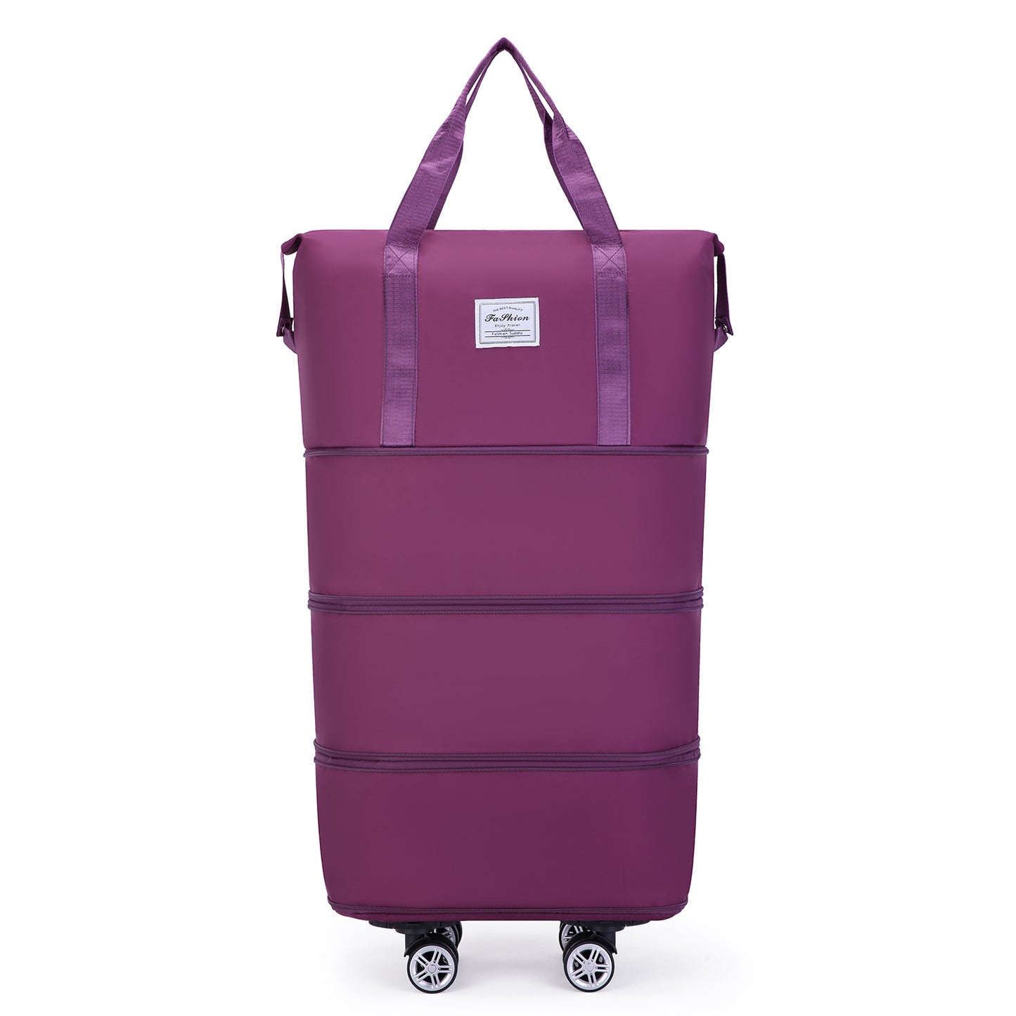 With Wheels Oversized Capacity Tote Expansion Travel Bags