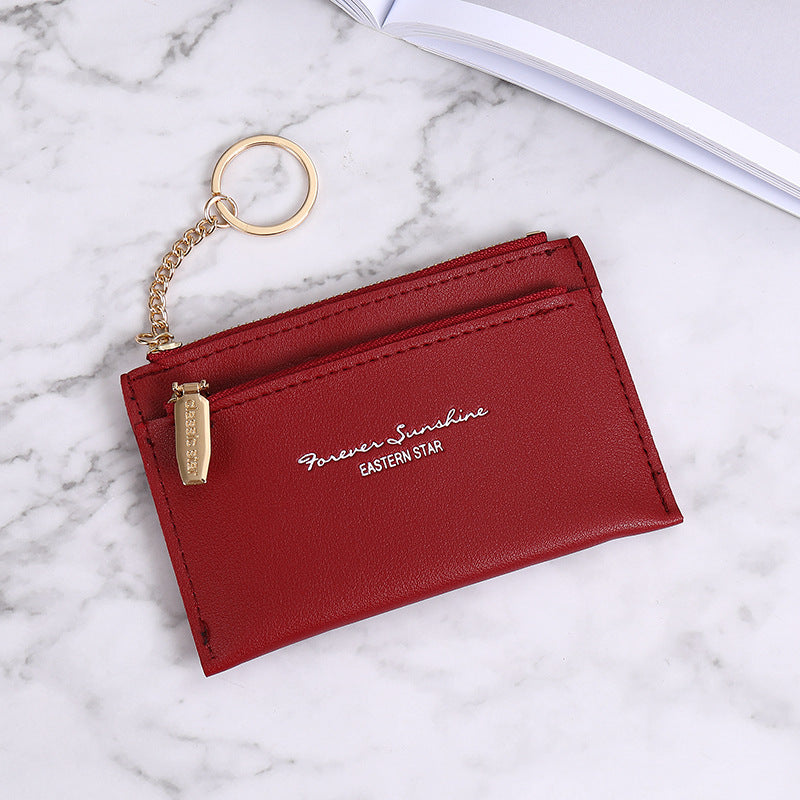 Women's Style Small Solid Color Simple Fresh Ladies Wallets