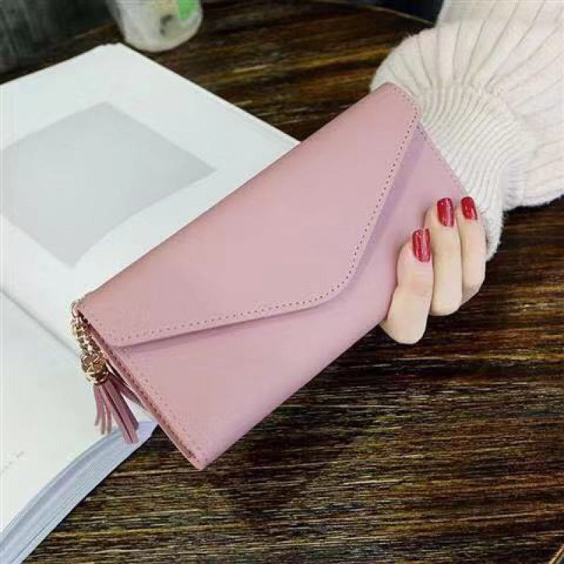 Women's Large Capacity Mobile Korean Style Soft Ladies Wallets