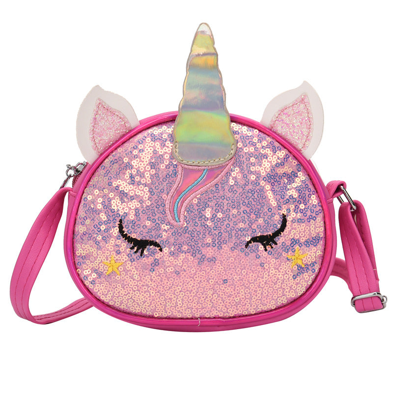 Children's Colorful Shiny Unicorn Cute Cartoon Stylish Bags