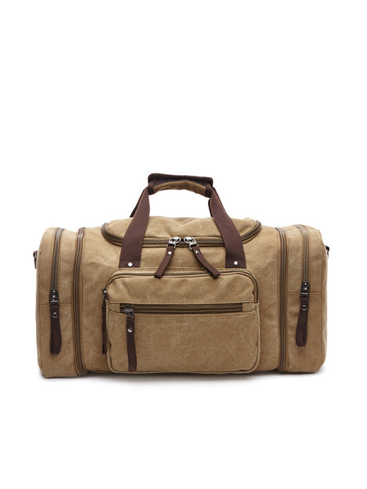 Women's & Men's & Capacity Portable Canvas Short Business Travel Bags