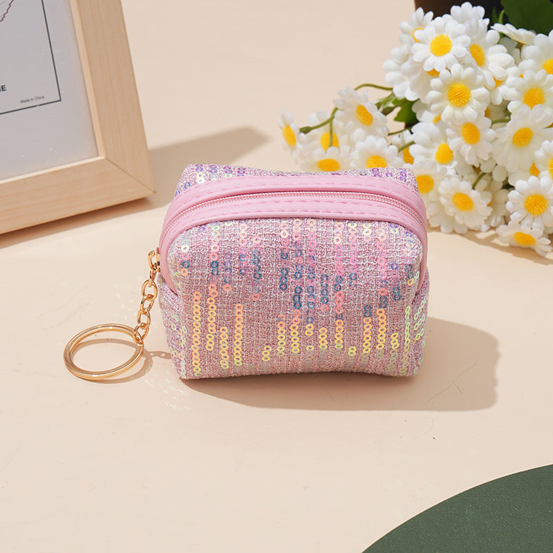 Sequins Cute Niche Classic Style Small Simple Coin Purses