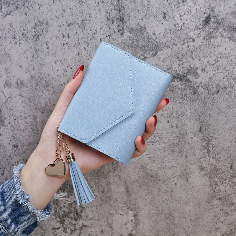 Portefeuilles courts à plusieurs fentes pour femmes, petits portefeuilles à la mode pour dames