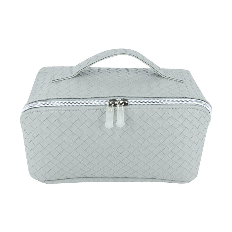 Woven Pillow Large Capacity Partition Portable Cosmetic Bags