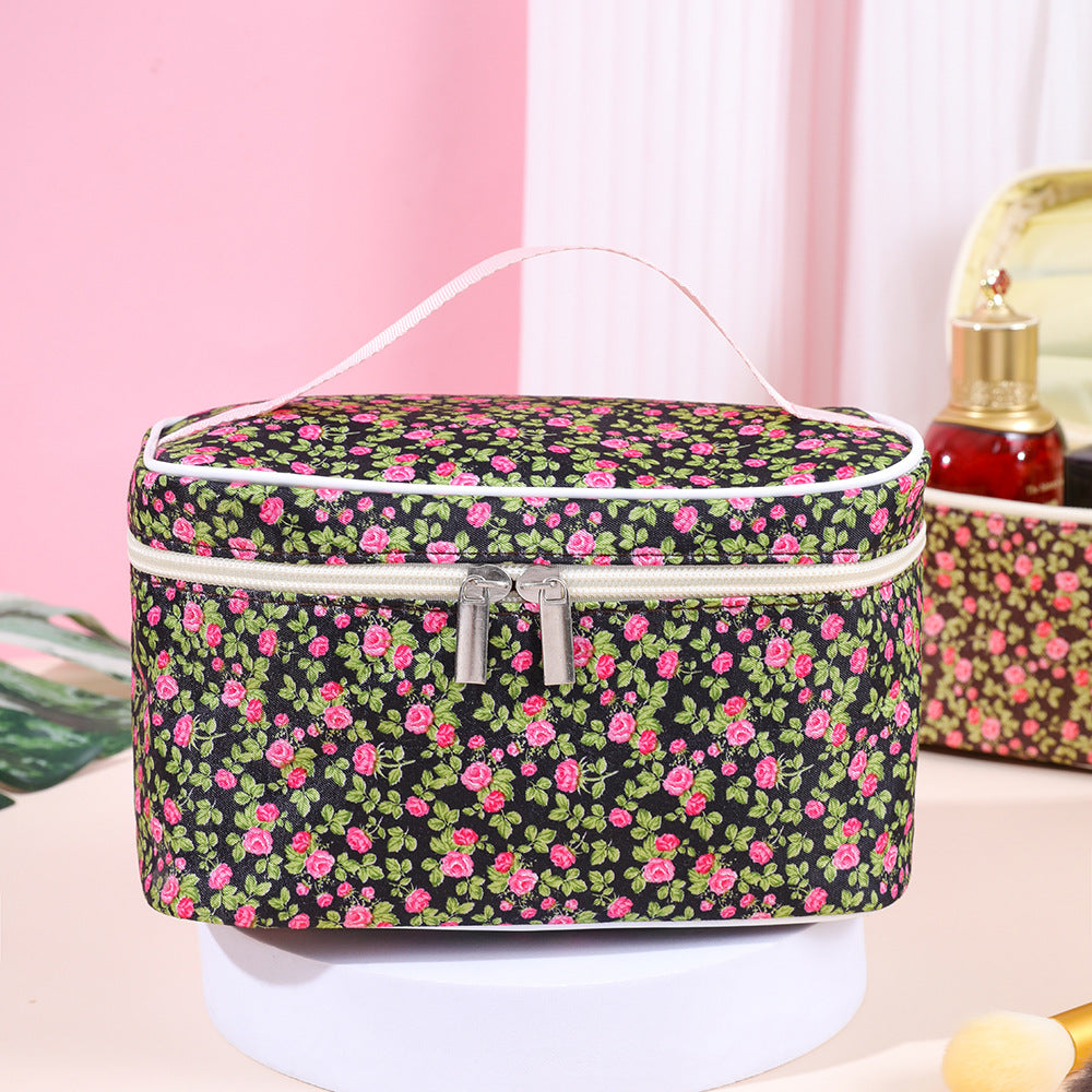 Floral Large Capacity Wind Square Good-looking Portable Bags