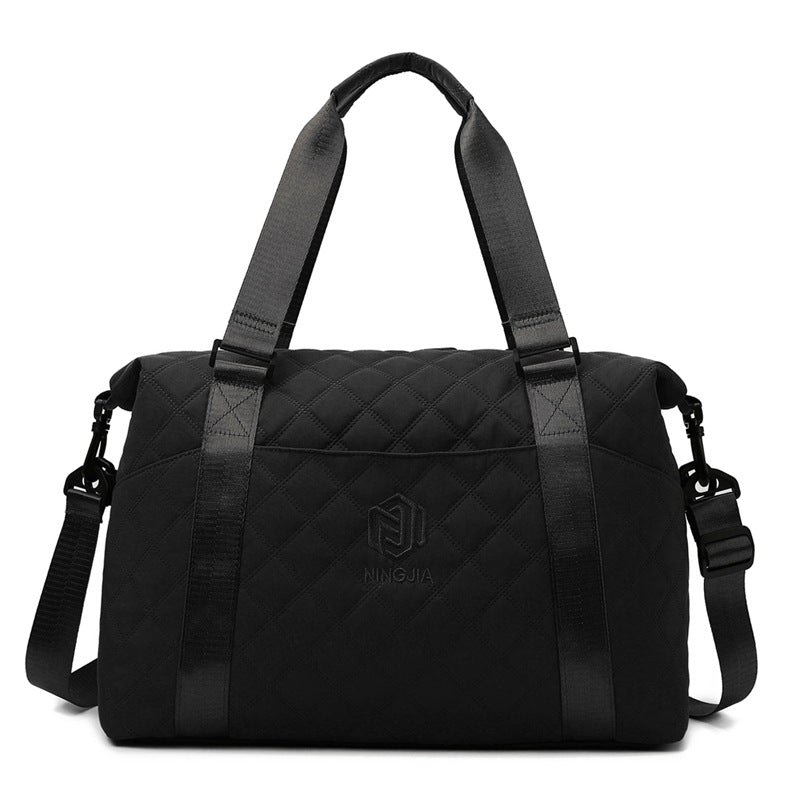 Women's Rhombus Lightweight Korean Style Fitness High-grade Bags