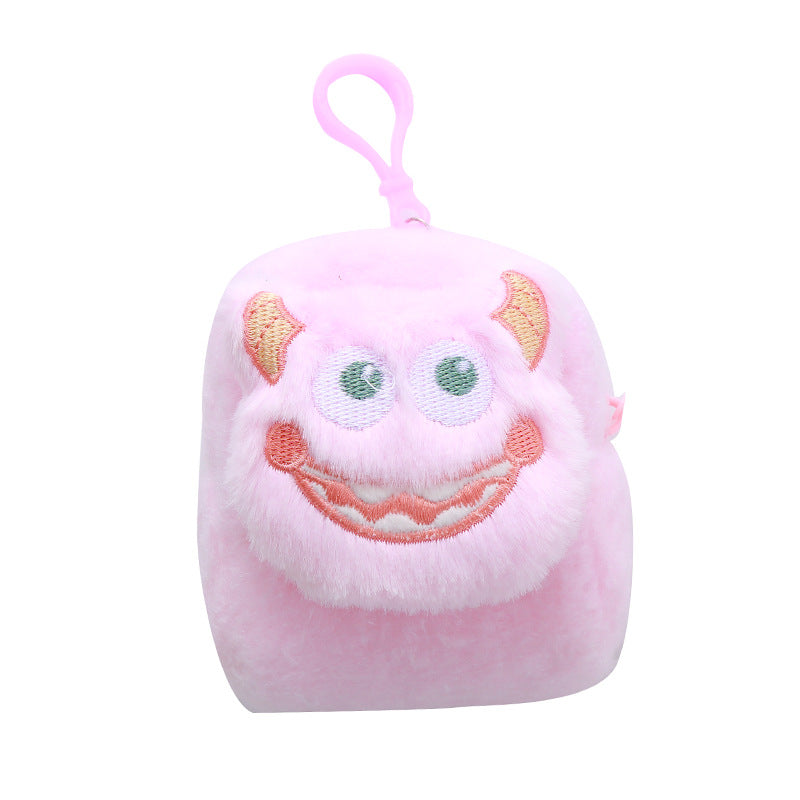 Color Fashion Three-dimensional Monster Plush Small Coin Purses