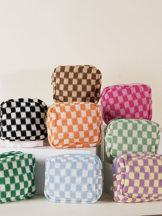 Petit carré Mini rangement de maquillage, distributeur de serviettes de grande capacité, sacs à cosmétiques