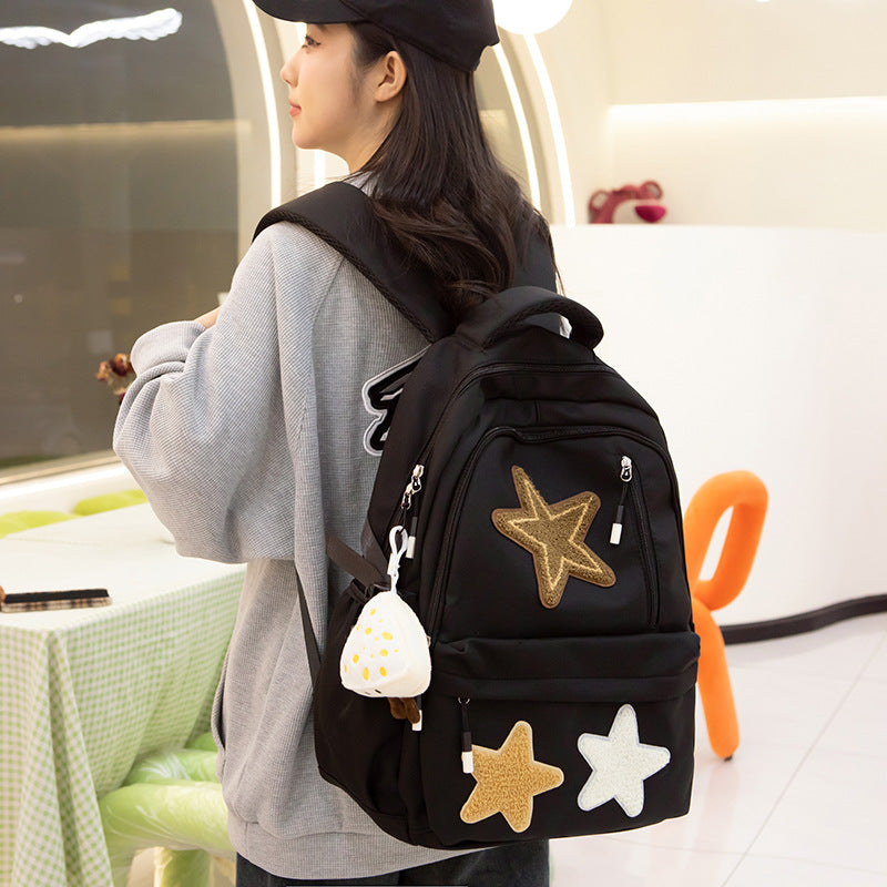 Style Five-pointed Star Large Capacity Junior's Backpacks