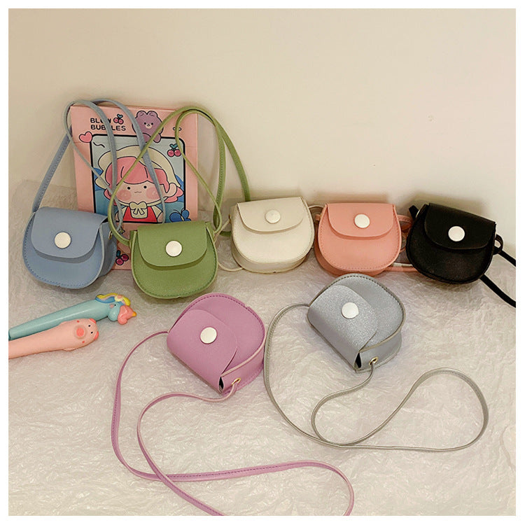 Children's Elegant Korean Style Little Simple Children's Shoulder Bags