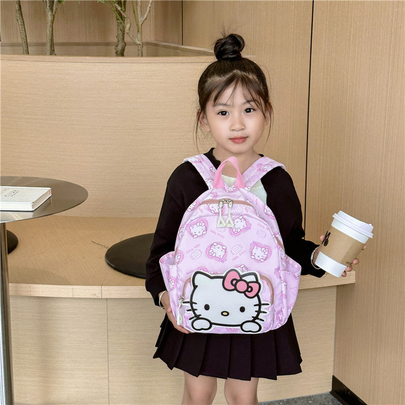 Children's Cartoon Primary Leisure Spine Protection Large Backpacks