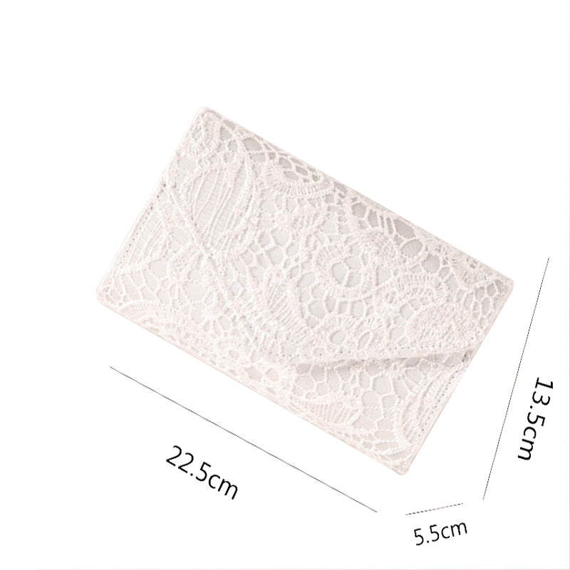 Women's Portable Dinner Banquet Lace Dress Pouch Evening Bags