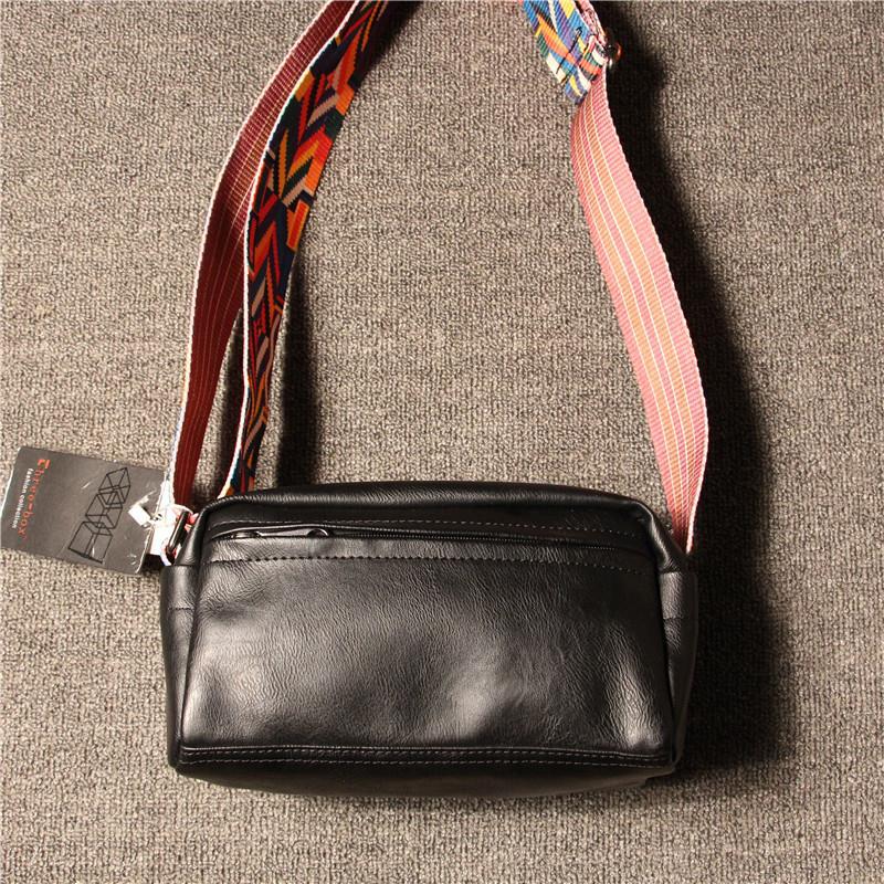 Men's Ribbon Simple Fashionable Printed Boys Mobile Men's Shoulder Bags