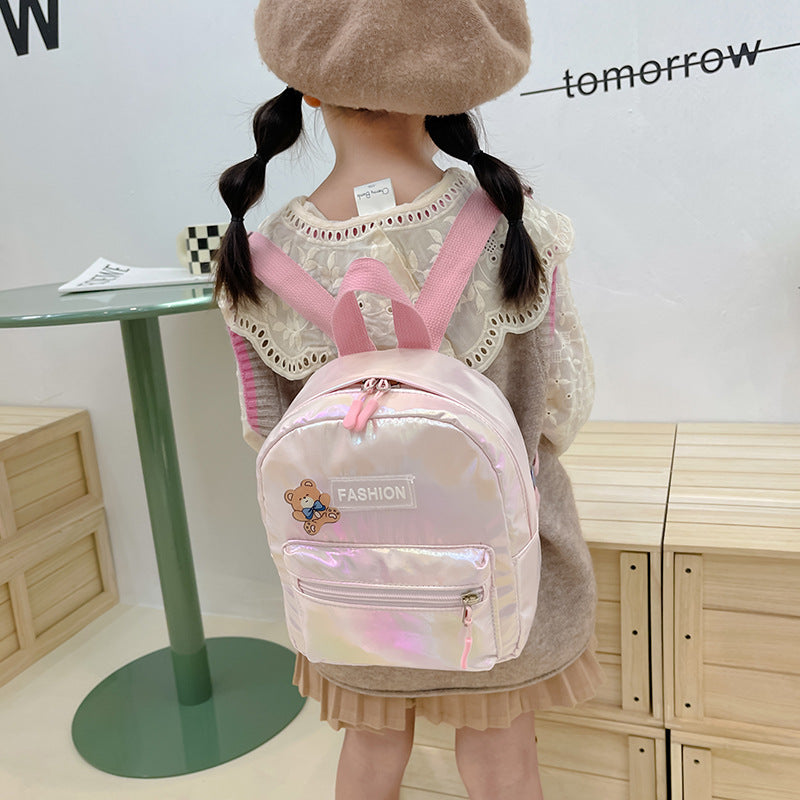 Children's Cartoon Glossy Large Capacity Fashionable Simple Children's Backpacks