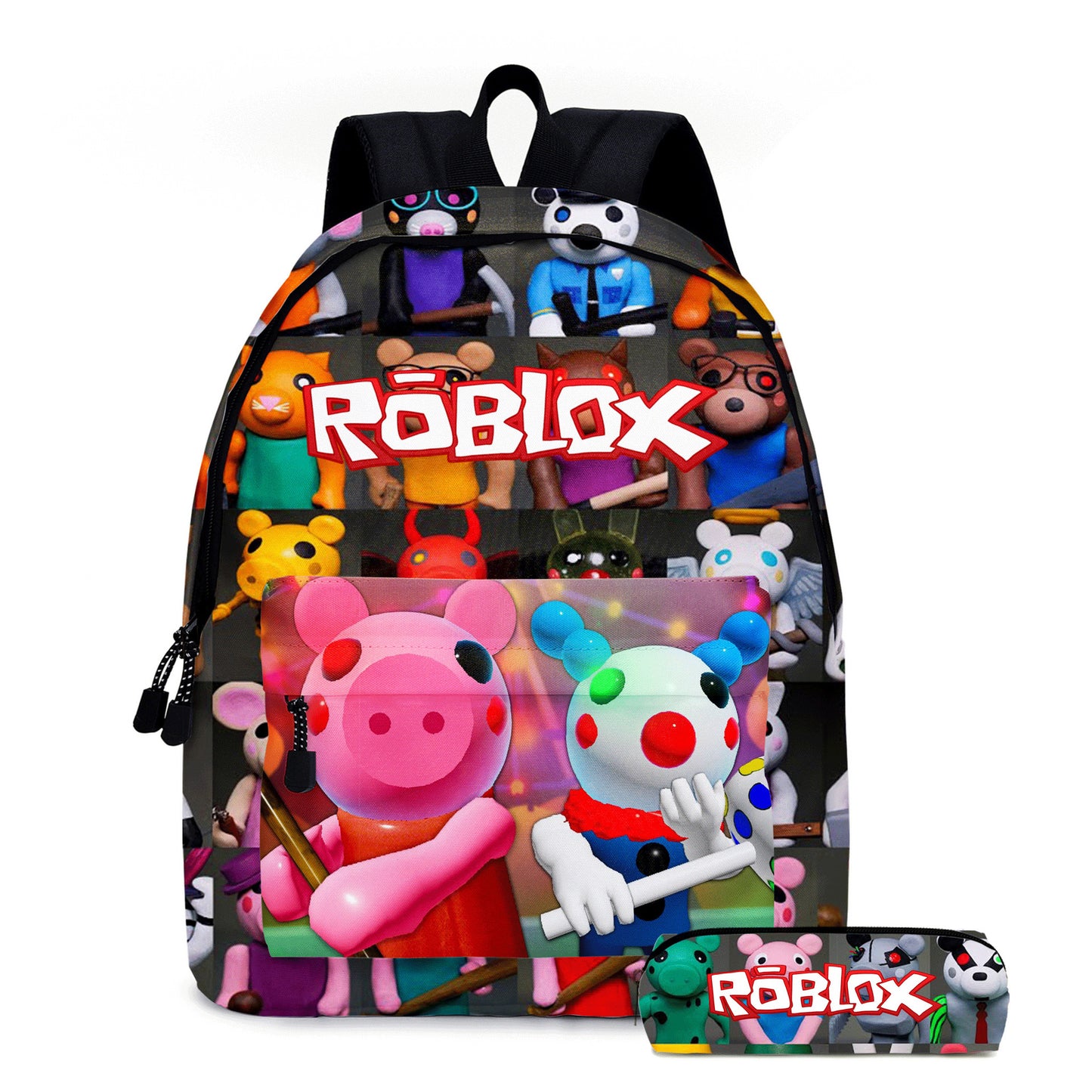 New Rob Two-piece Primary Anime Shoulders Elementary School Students' Schoolbags