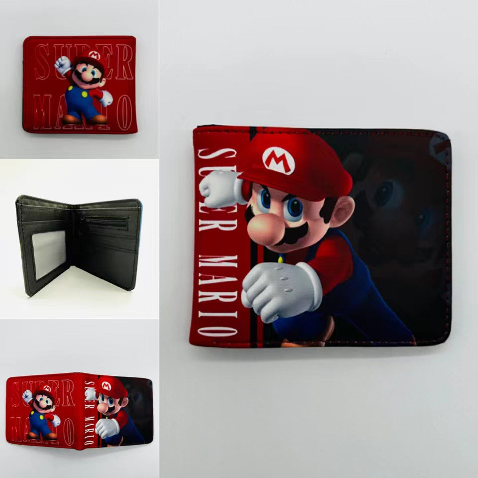 Women's & Men's & Mary Short Fashion Trend Mario Ladies Wallets