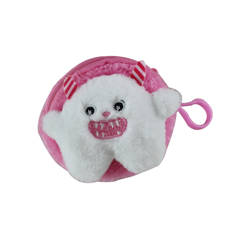 Écouteur enfant peluche petit pendentif Mini rangement porte monnaie enfant